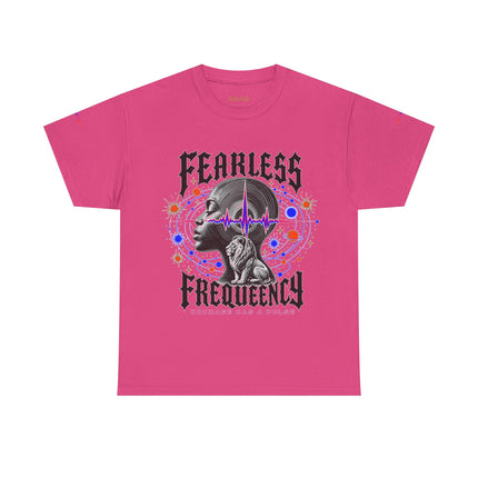 Fearless Frequency Graphic T-Shirt - Unisex Heavy Cotton Tee - NGOWE STORE