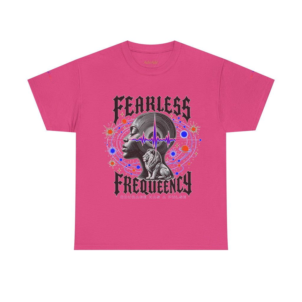 Fearless Frequency Graphic T-Shirt - Unisex Heavy Cotton Tee - NGOWE STORE
