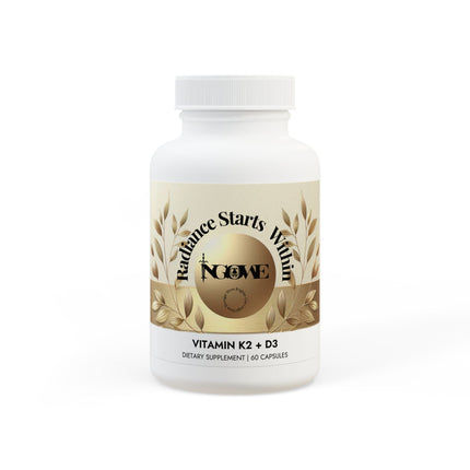 NGOWE Vitamin K2 + D3 Supplement (60 Capsules) - NGOWE STORE