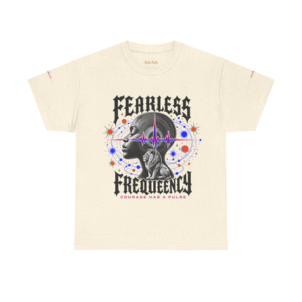 Fearless Frequency Graphic T-Shirt - Unisex Heavy Cotton Tee