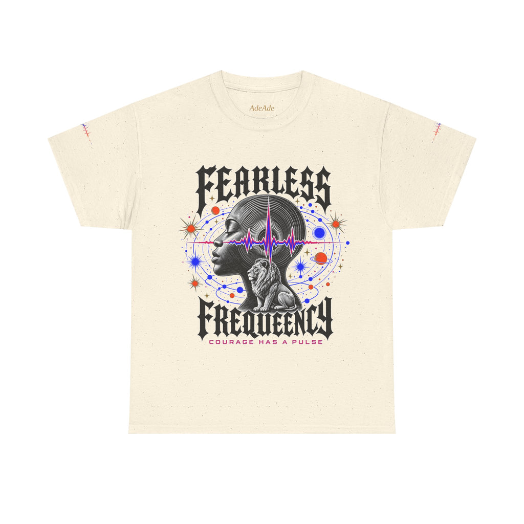 Fearless Frequency Graphic T-Shirt - Unisex Heavy Cotton Tee - NGOWE STORE