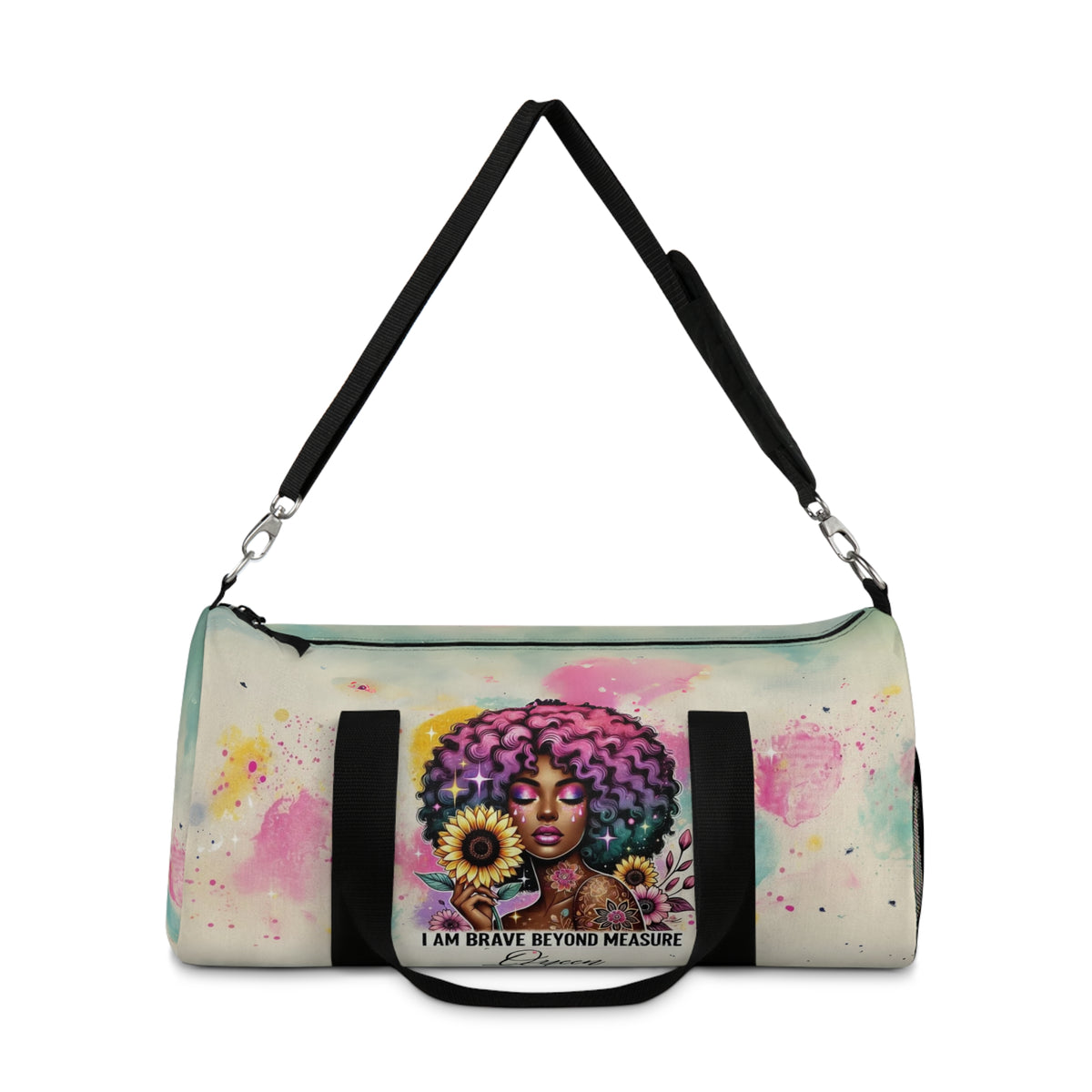 I Am Brave Affirmation Duffel Bag - NGOWE STORE