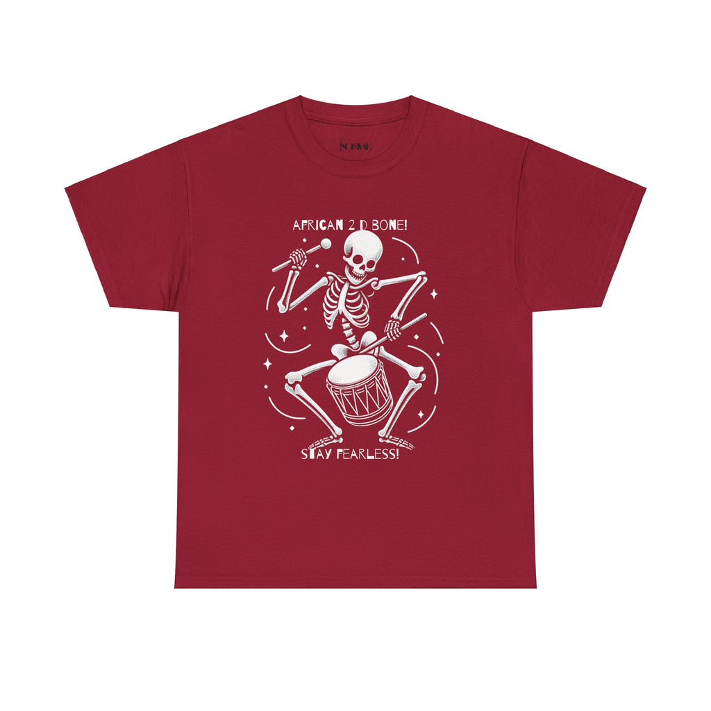 African 2 D Bone Unisex Heavy Cotton Tee - NGOWE STORE