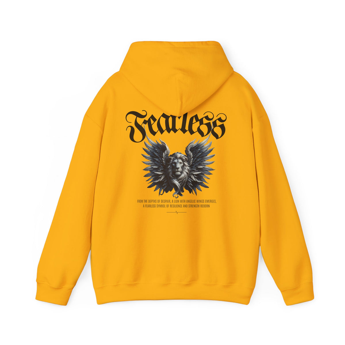 Fearless Lion Wings Unisex Heavy Blend™ Hooded Sweatshirt - NGOWE STORE