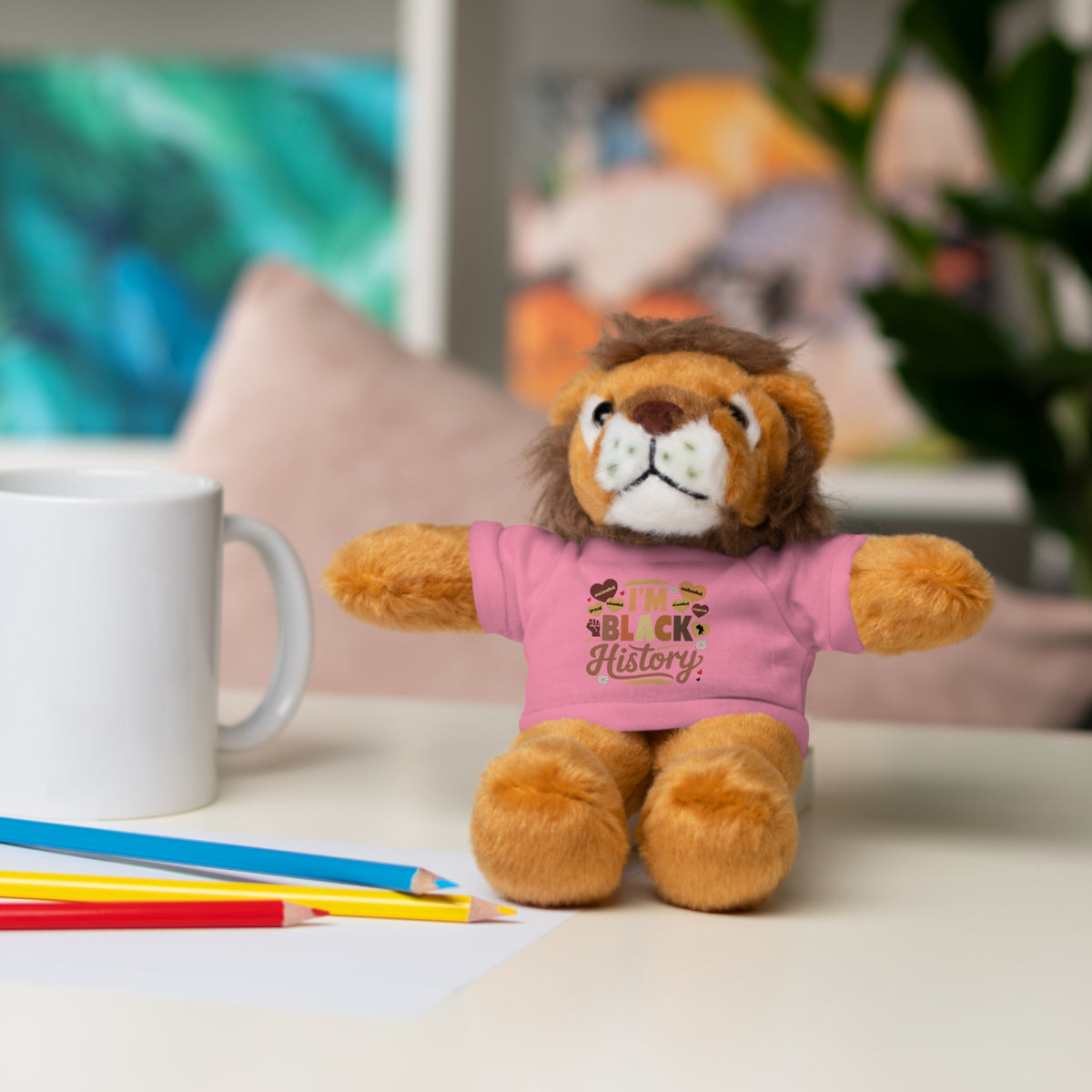 I'm Black History Stuffed Animals with Tee - NGOWE STORE