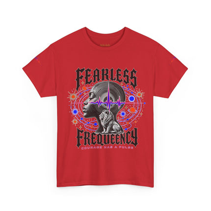 Fearless Frequency Graphic T-Shirt - Unisex Heavy Cotton Tee