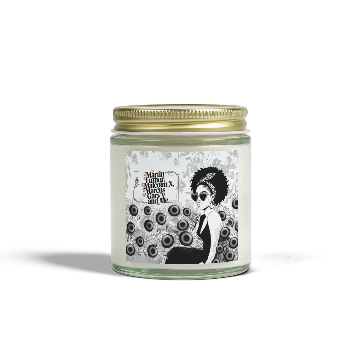 Martin, Malcolm, Marcus, and Me Scented Candles, Coconut Apricot Wax (4oz, 9oz) - NGOWE STORE