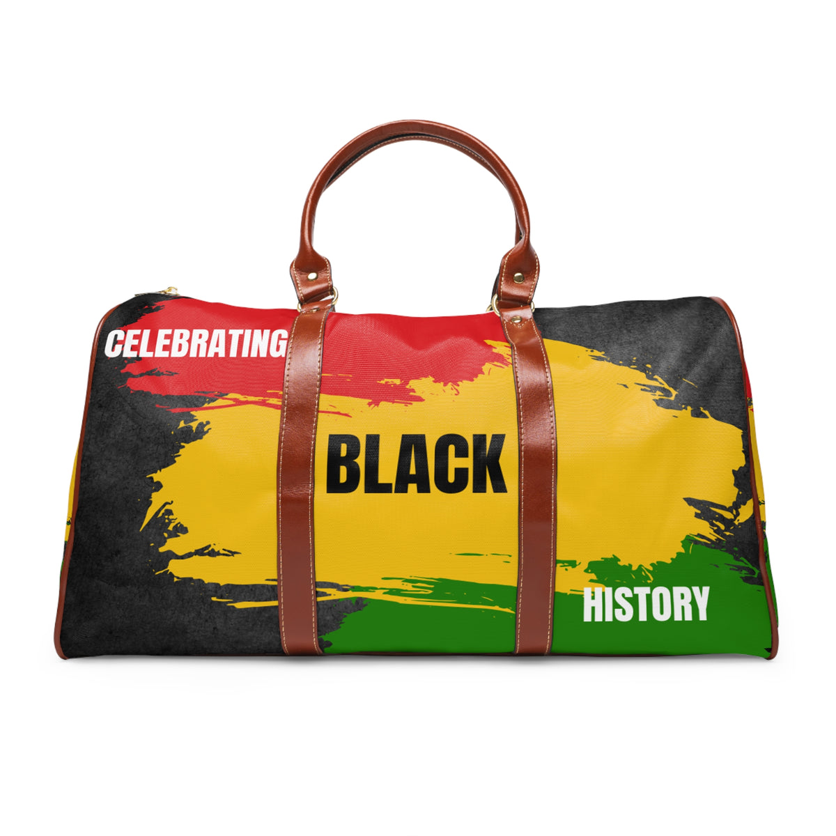 Celebrating Black History Waterproof Travel Bag - NGOWE STORE