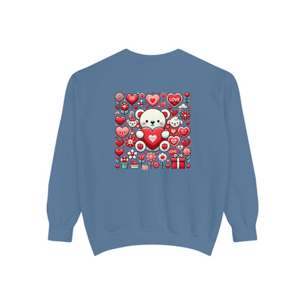 Fearless Valentines Love Unisex Garment-Dyed Sweatshirt