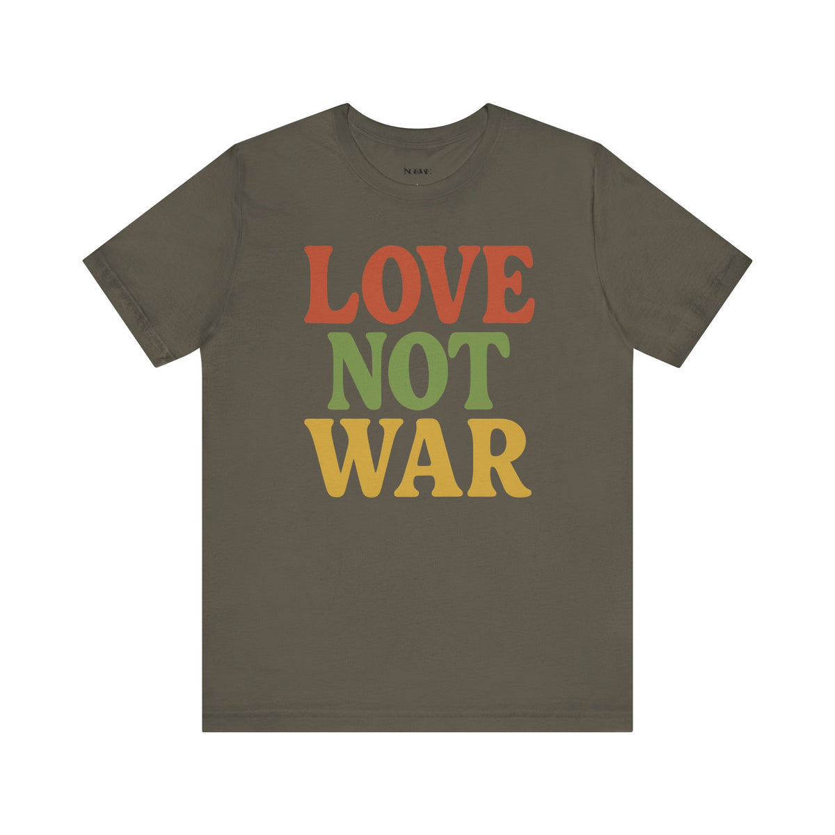 Bun Dem Summer 2025 Love Not War Unisex Tee, Summer Vibes T-Shirt, Festival Shirt, Casual Wear, Peace Tee, Gift for Music Lovers - NGOWE STORE