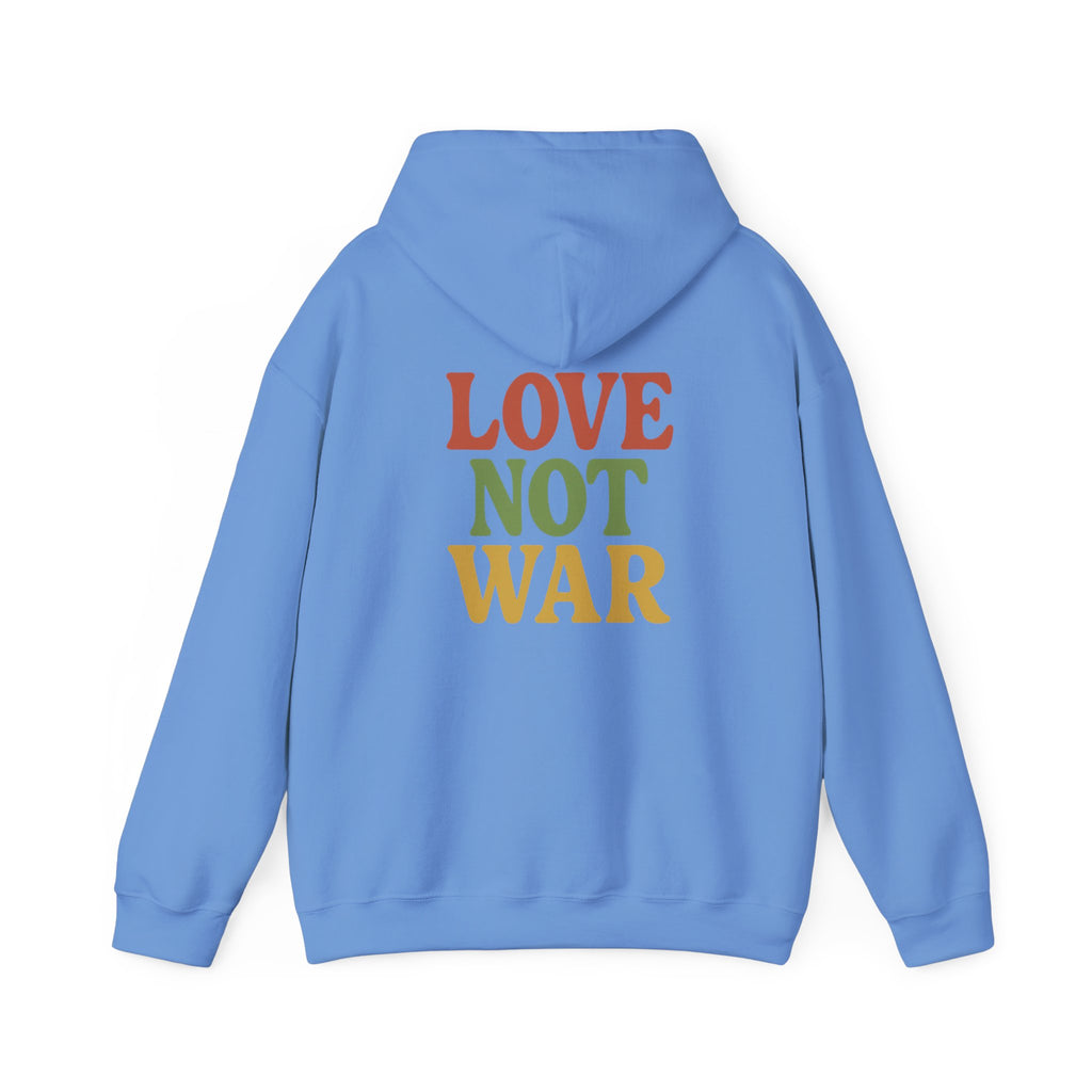 Bun Dem Summer Vibes Hooded Sweatshirt - Empire Editon Cozy Unisex Hoodie, Love Not War Casual Summer Apparel, Gift for Festivals, Outdoor Gatherings, Relaxed Style Sweatshirt - NGOWE STORE