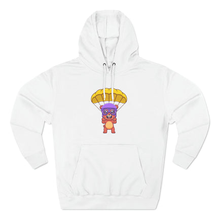 Three-Panel Fleece Hoodie