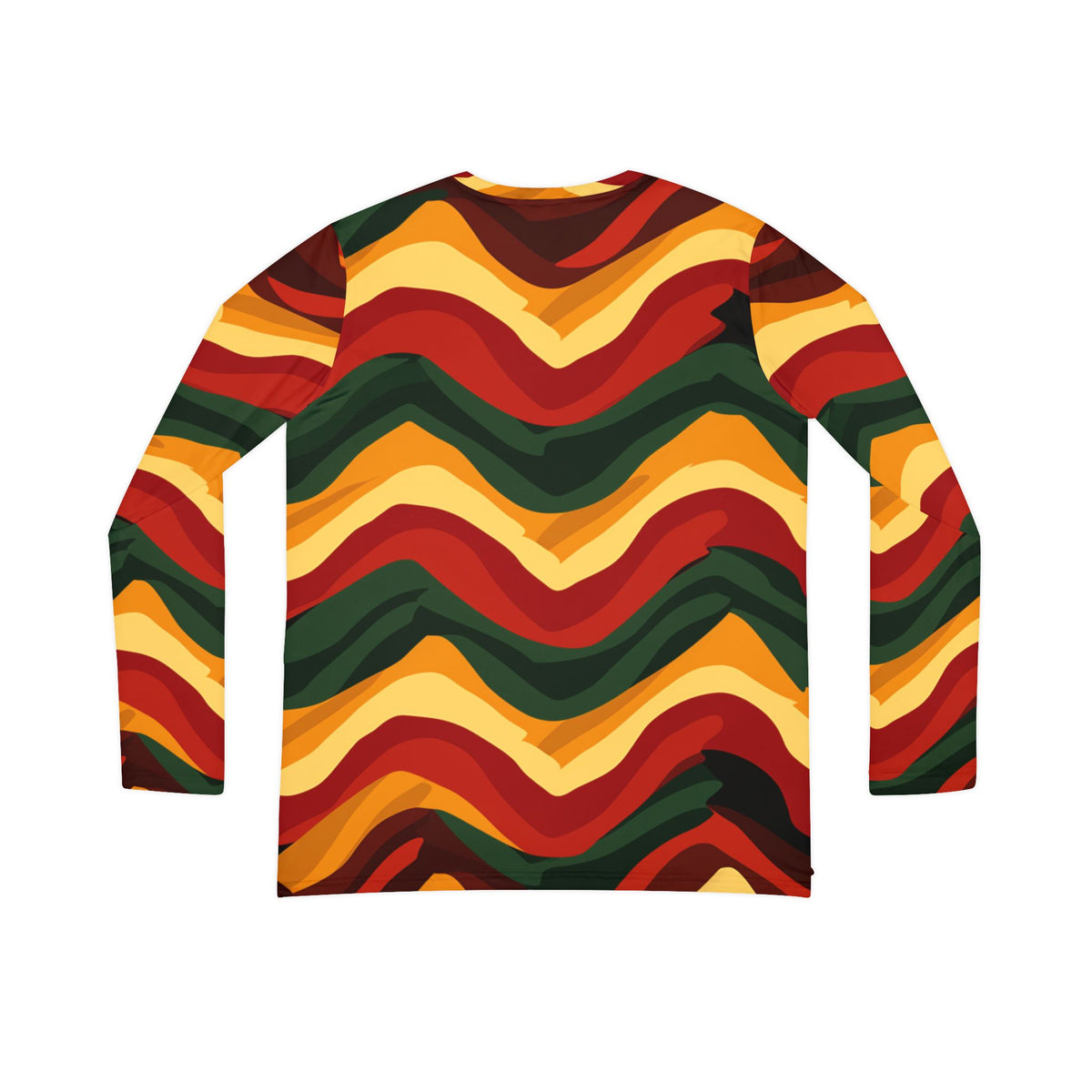 Waves Women's Long Sleeve V-neck Shirt (AOP) - NGOWE STORE