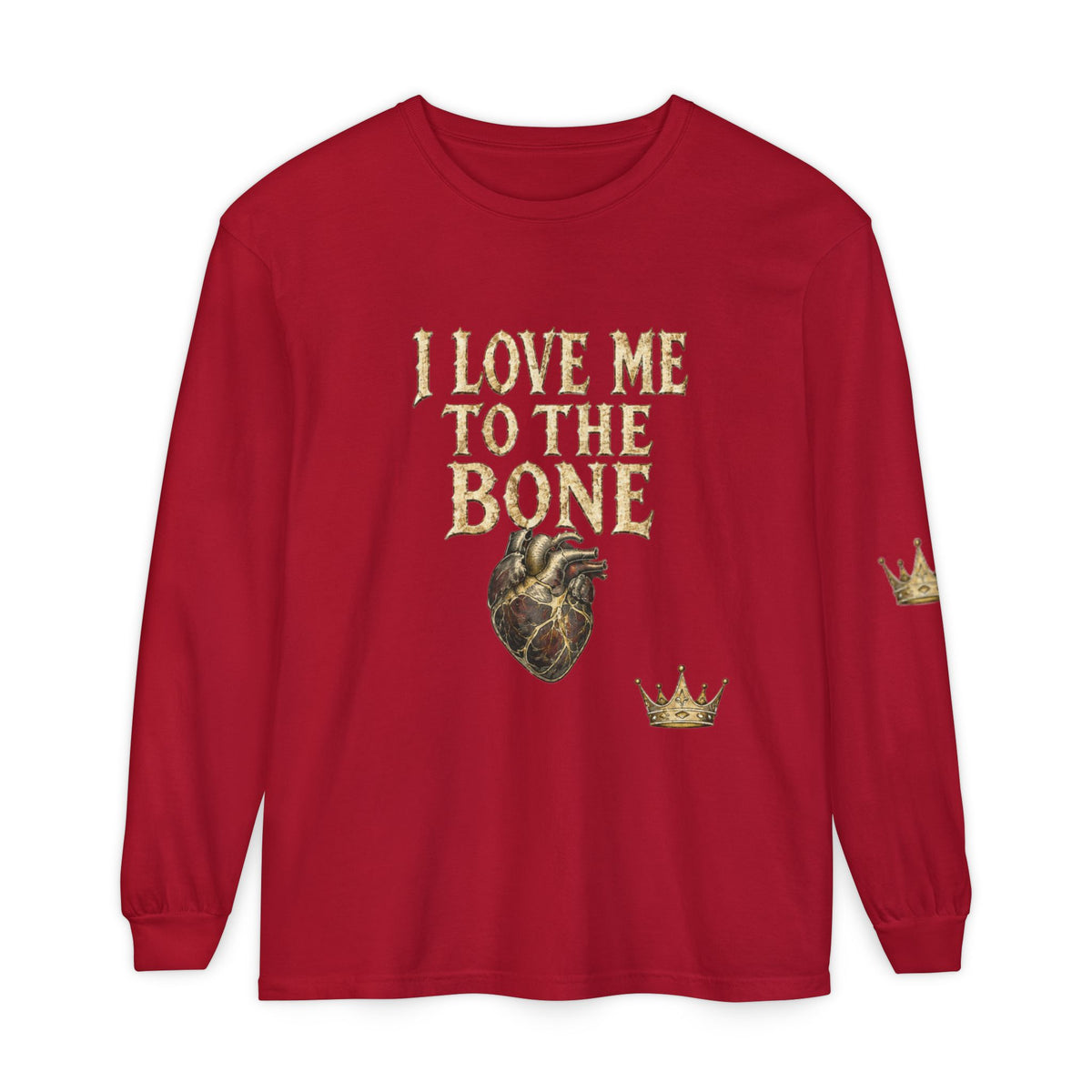 I Love Myself - Unisex Garment-dyed Long Sleeve T-Shirt - NGOWE STORE