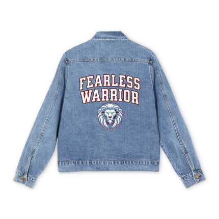 Fearless Warrior Men's Denim Jacket - NGOWE STORE