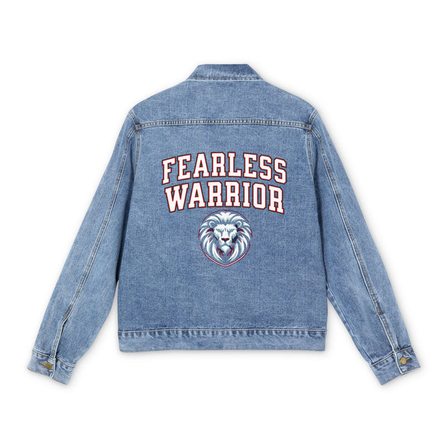 Fearless Warrior Men's Denim Jacket - NGOWE STORE