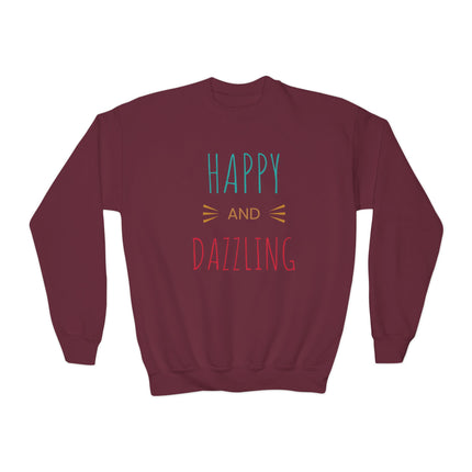 Happy and Dazzling Youth Crewneck Sweatshirt