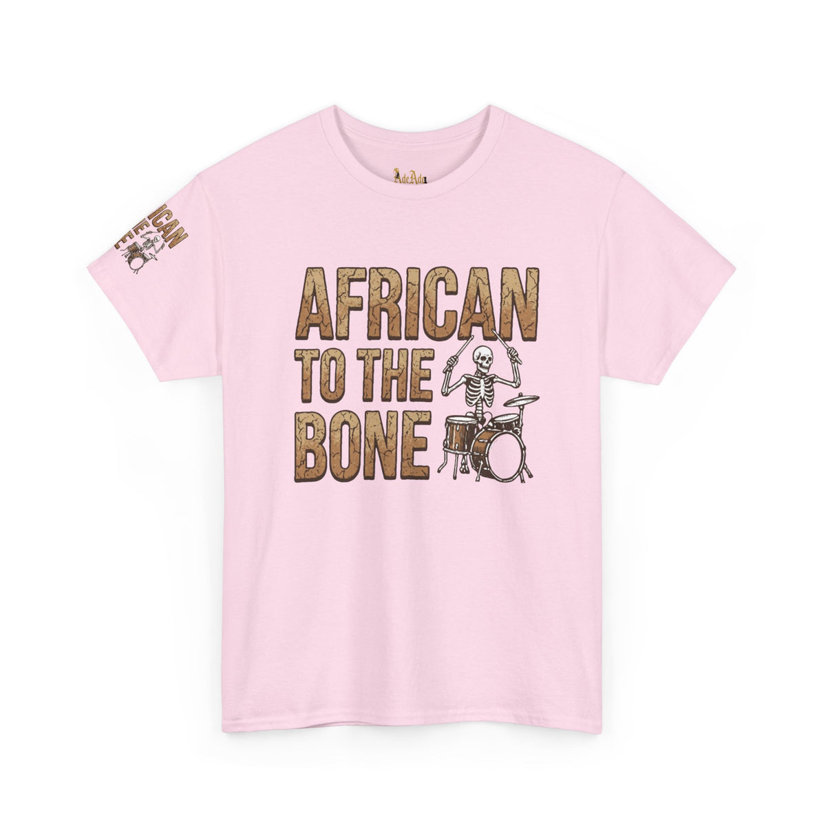African to the Bone T-Shirt | AdeAde Original | Cultural Pride Unisex Tee | Soft Everyday Statement Shirt - NGOWE STORE