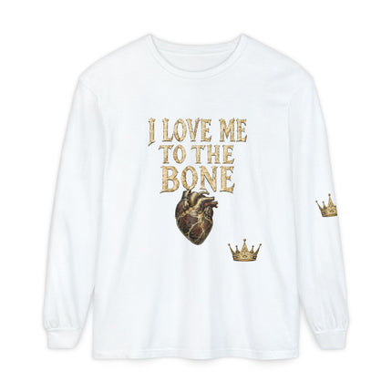 I Love Myself - Unisex Garment-dyed Long Sleeve T-Shirt