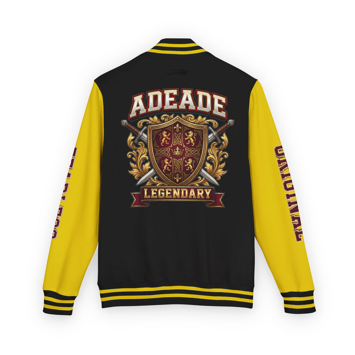 AdeAde “Original Fire” Varsity Jacket (Unisex) | NGOWE Designs Streetwear Heavyweight Letterman Jacket - NGOWE STORE