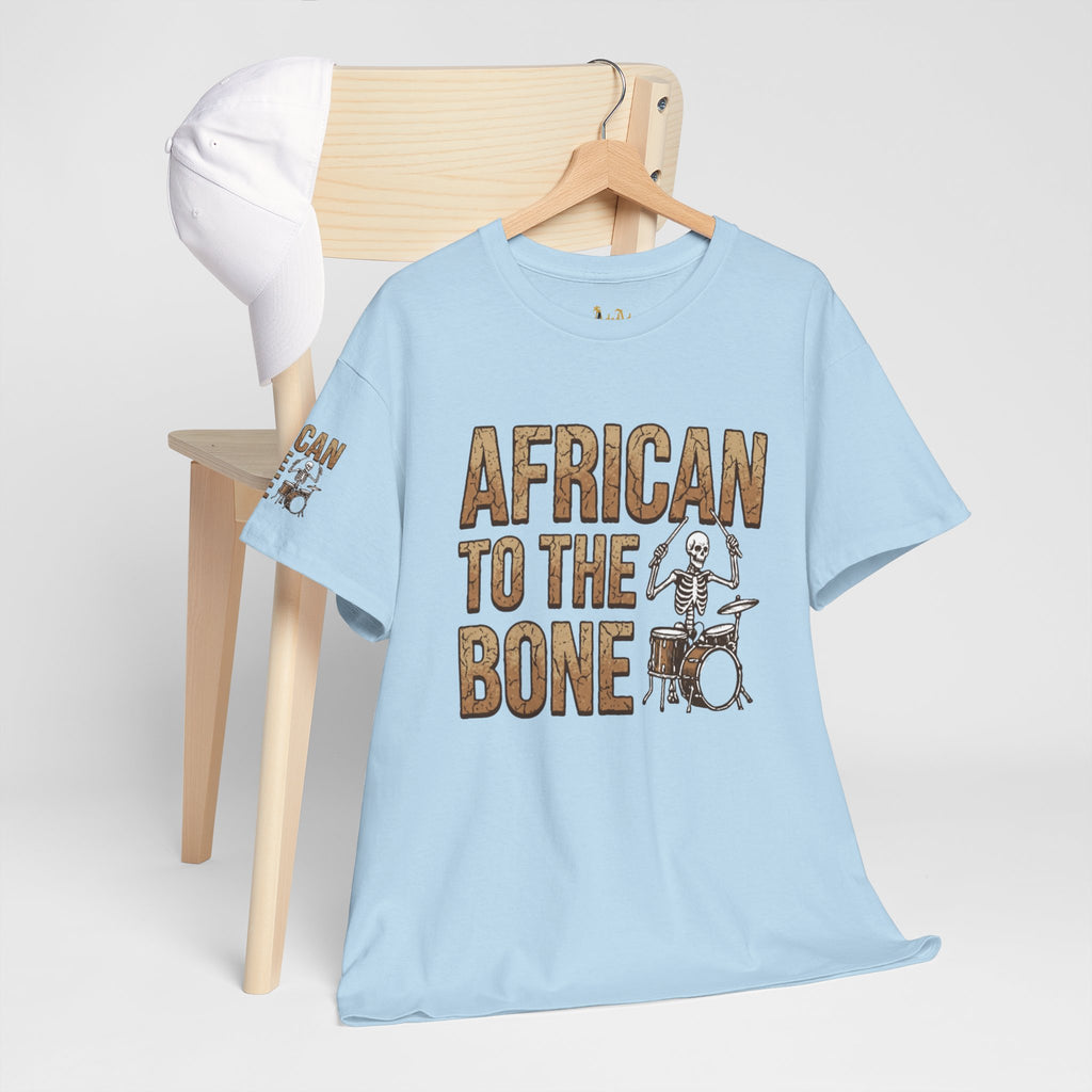 African to the Bone T-Shirt | AdeAde Original | Cultural Pride Unisex Tee | Soft Everyday Statement Shirt - NGOWE STORE