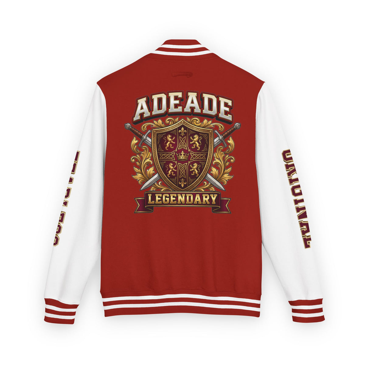 AdeAde “Original Fire” Varsity Jacket (Unisex) | NGOWE Designs Streetwear Heavyweight Letterman Jacket - NGOWE STORE