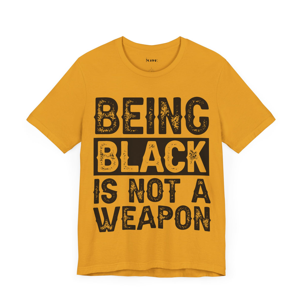 Being Black Not  A Weapon - Unisex Jersey Short Sleeve Tee - NGOWE STORE
