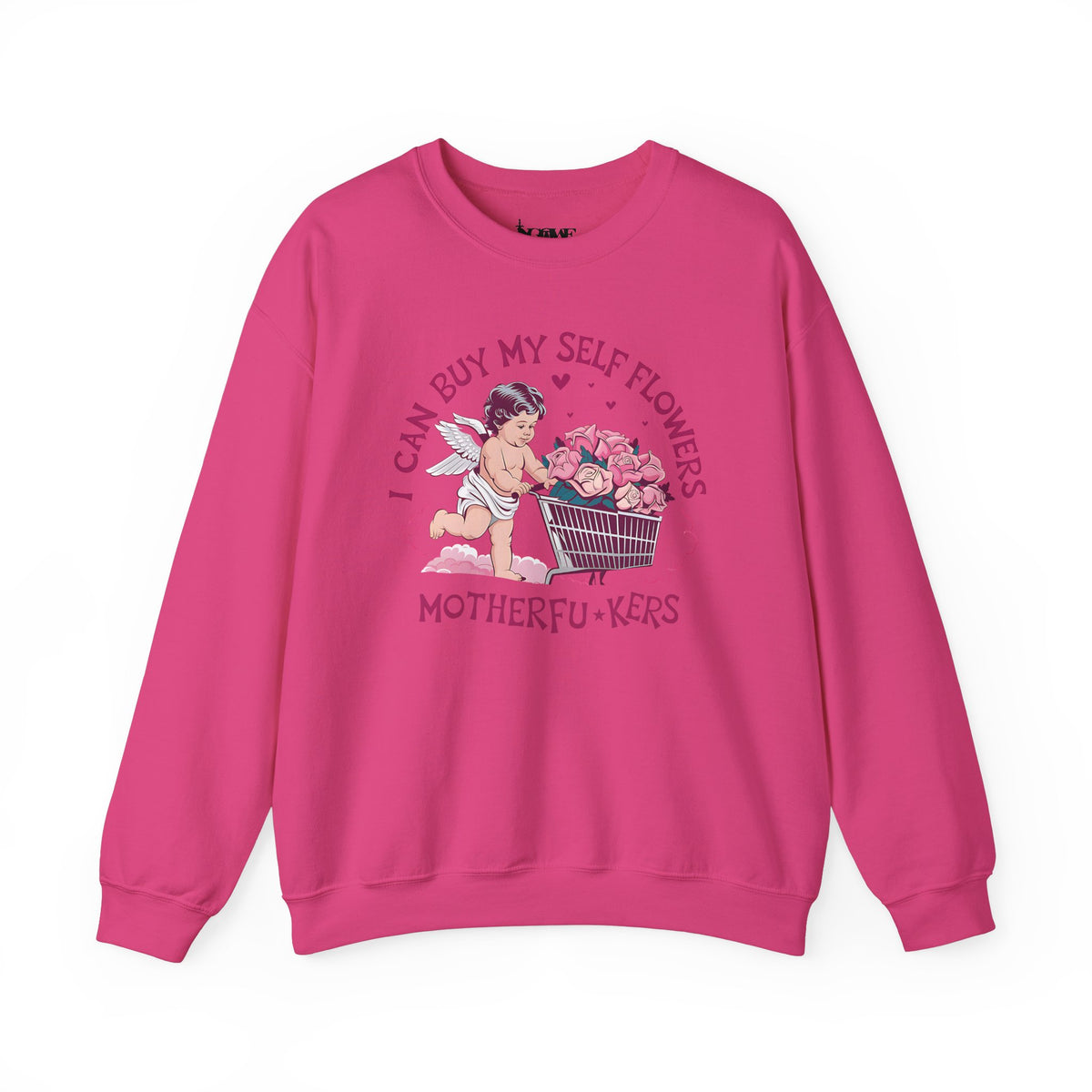 Women Can Buy Our Own Flowers Unisex Heavy Blend™ Crewneck Sweatshirt - NGOWE STORE