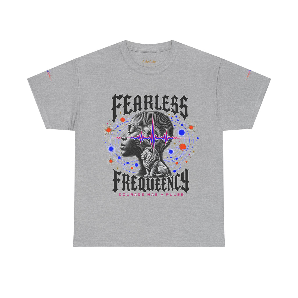 Fearless Frequency Graphic T-Shirt - Unisex Heavy Cotton Tee - NGOWE STORE