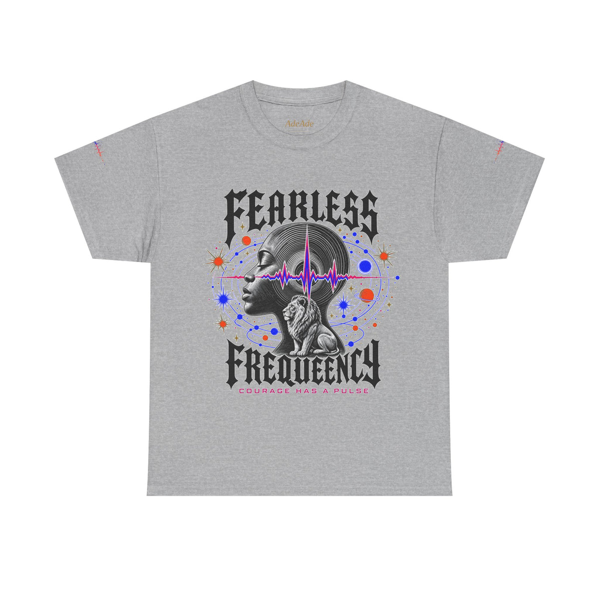 Fearless Frequency Graphic T-Shirt - Unisex Heavy Cotton Tee - NGOWE STORE