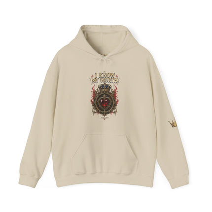 I Know My Worth Graphic Shirt | FIRE 6 RED™ - Unisex Sweatshirt