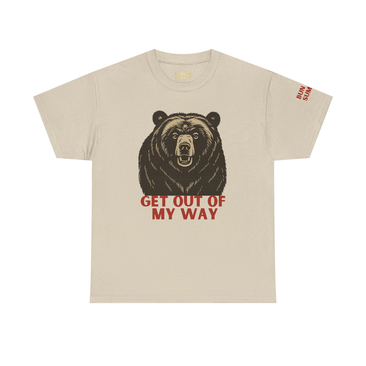 Bun Dem Summer Unisex Heavy Cotton Tee: Get Out of My Way T-Shirt Empire Edition for Wilderness Lovers, Casual Summer Wear, Gift for Him/Her, Outdoor Adventure [...] - NGOWE STORE