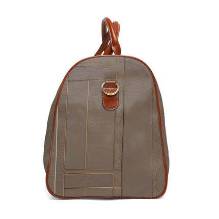 Brown Waterproof Travel Bag