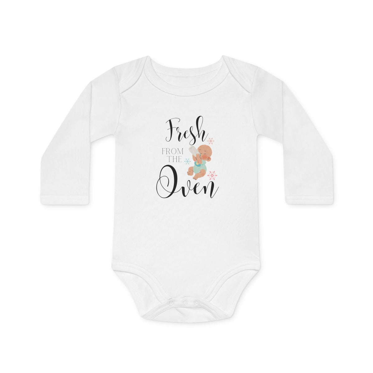 Baby Long-Sleeve Organic Bodysuit - NGOWE STORE