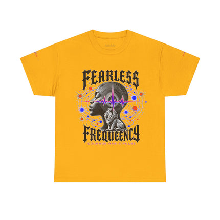 Fearless Frequency Graphic T-Shirt - Unisex Heavy Cotton Tee - NGOWE STORE