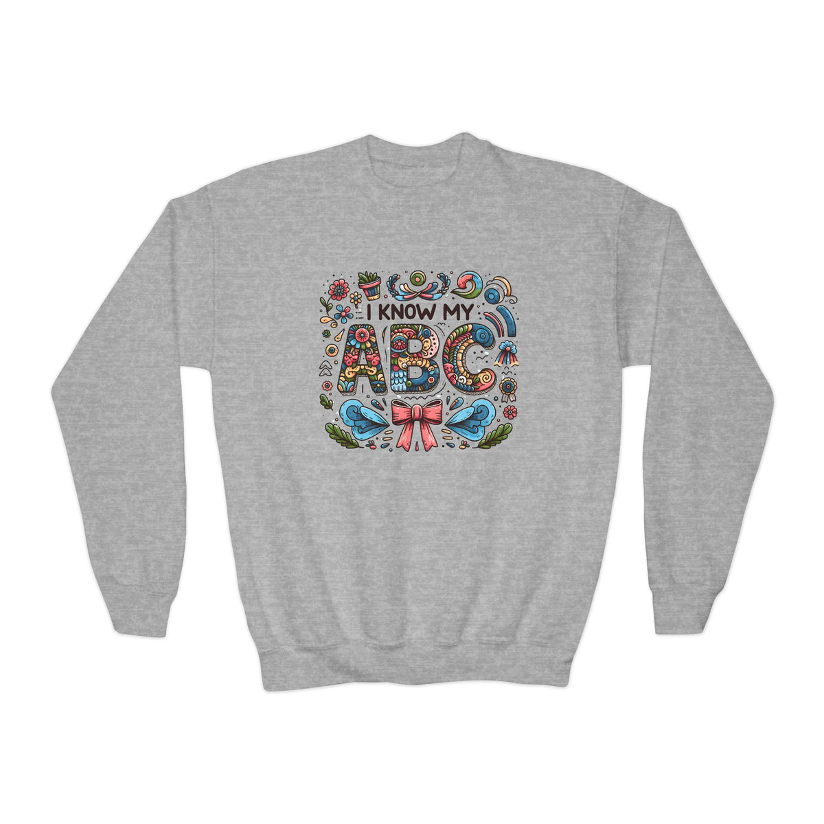 I know my ABC Youth Crewneck Sweatshirt - NGOWE STORE