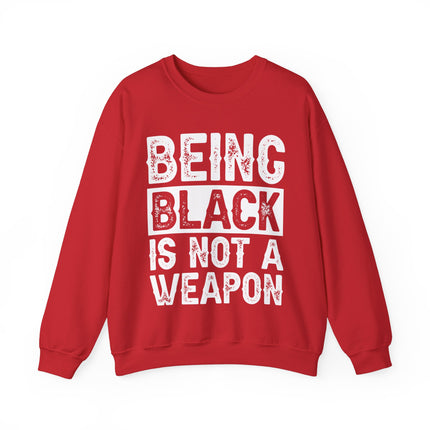 Positive Black Quote Unisex Heavy Blend™ Crewneck Sweatshirt - NGOWE STORE