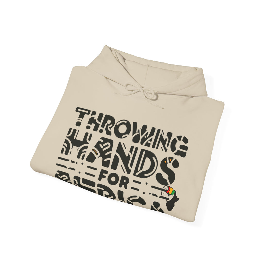 Throwing Hands For Africa Unisex Heavy Blend™ Hooded Sweatshirt - NGOWE STORE