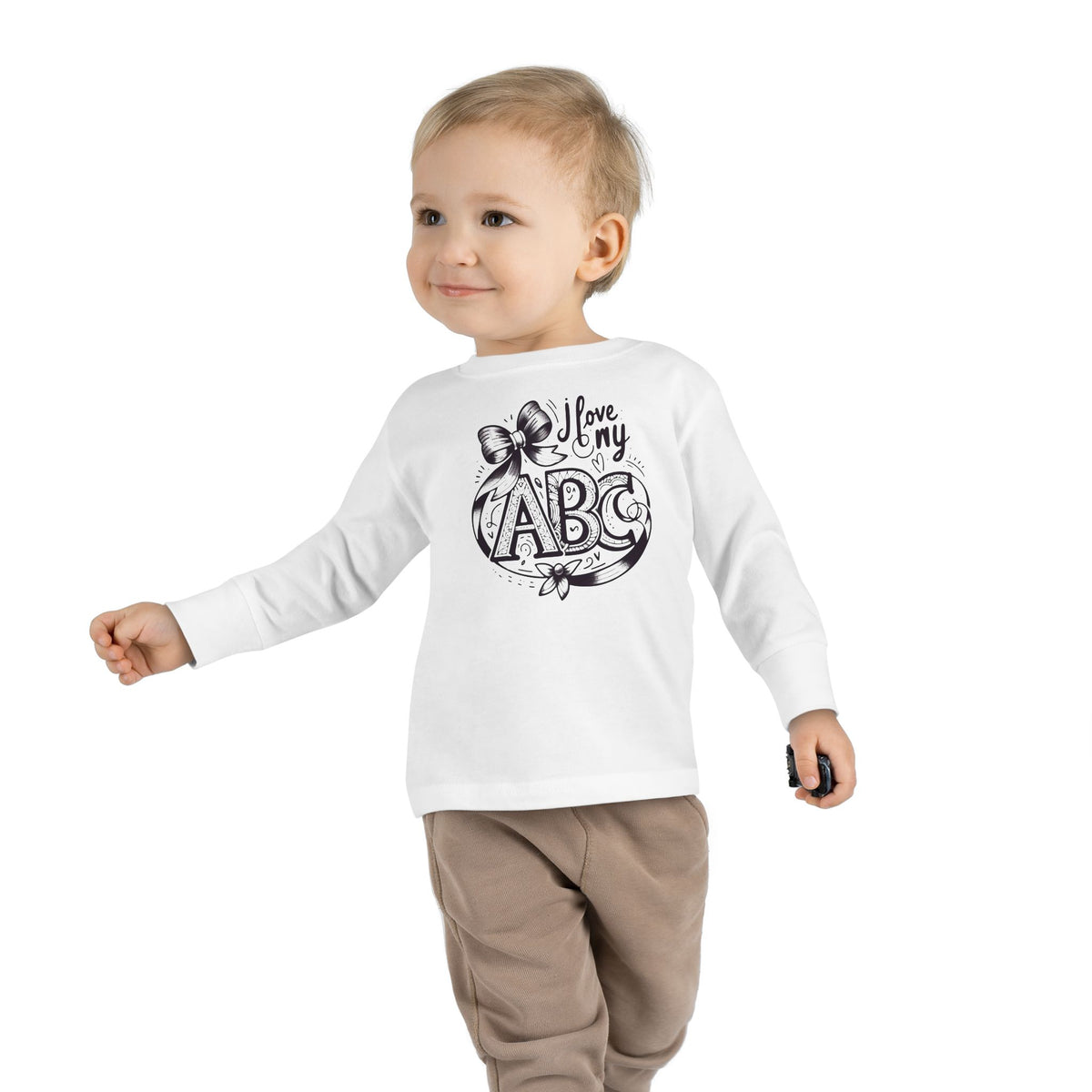 I Love My ABC Toddler Long Sleeve Tee - NGOWE STORE