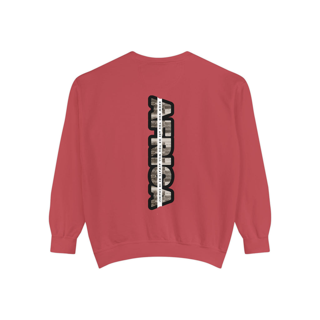 African Empowerment Unisex Garment-Dyed Sweatshirt - NGOWE STORE
