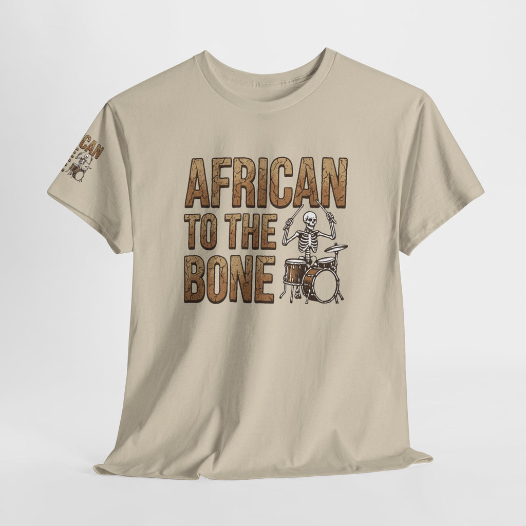 African to the Bone T-Shirt | AdeAde Original | Cultural Pride Unisex Tee | Soft Everyday Statement Shirt - NGOWE STORE