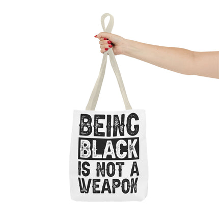 Being Black is No a Weapon Tote Bag (AOP)