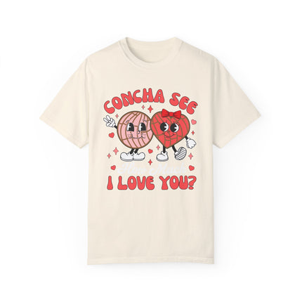 Concha See I Love YouUnisex Garment-Dyed T-shirt