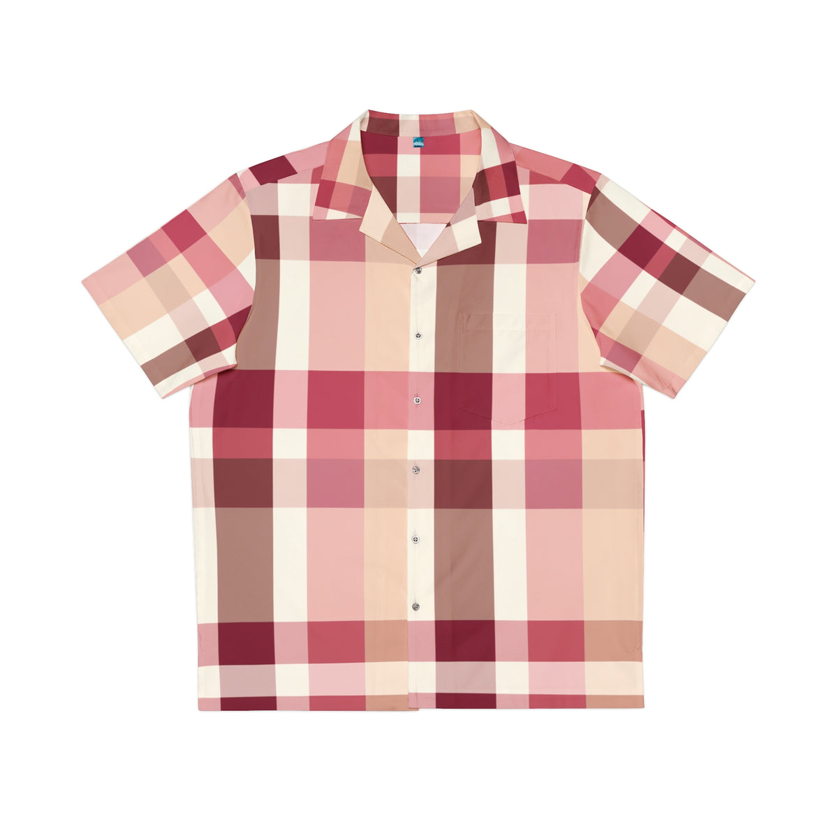 Plaid Men's African Shirt (AOP) - NGOWE STORE