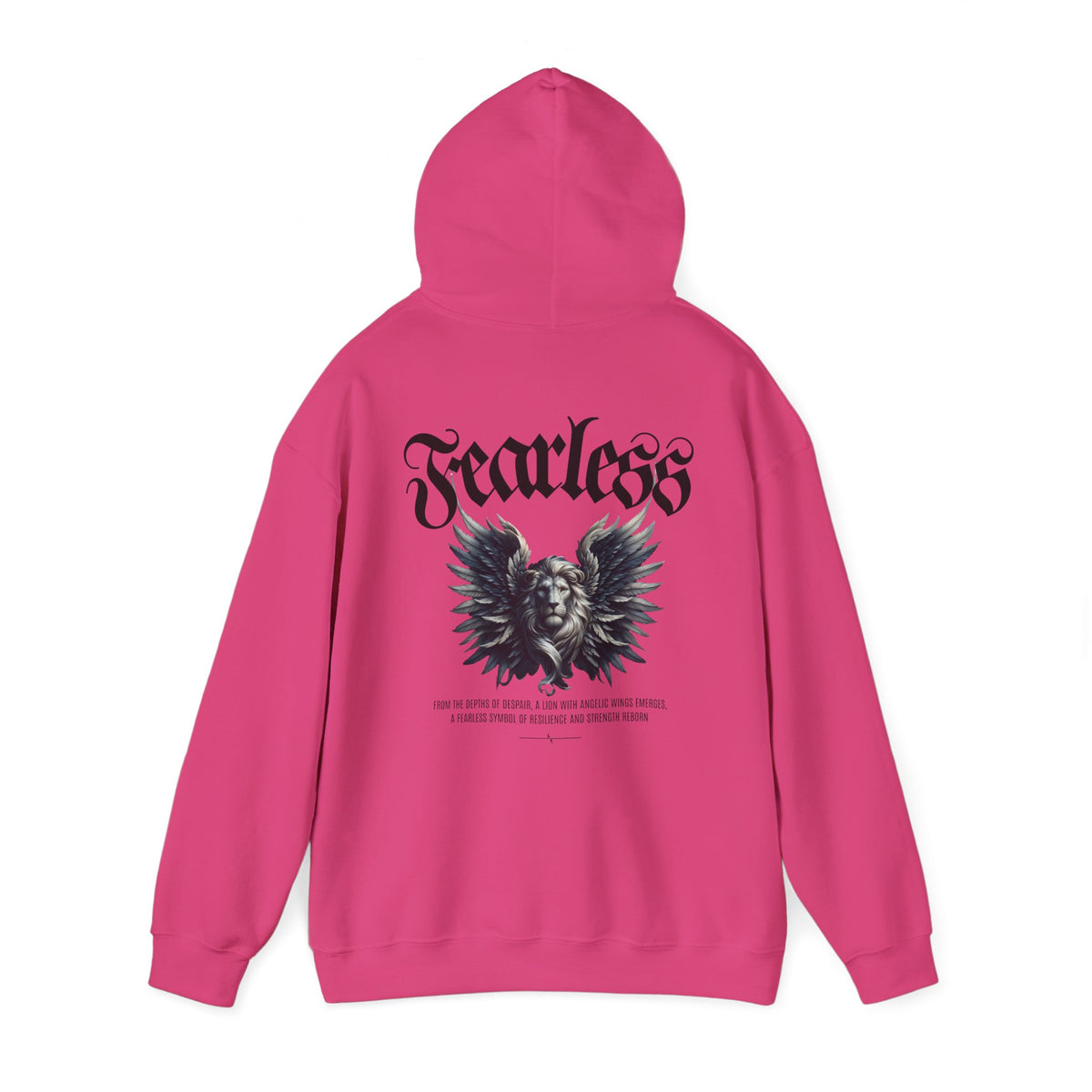 Fearless Lion Wings Unisex Heavy Blend™ Hooded Sweatshirt - NGOWE STORE