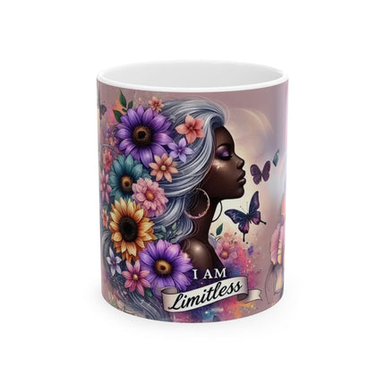 I Am Limitless Affirmation Ceramic Mug, (11oz, 15oz)