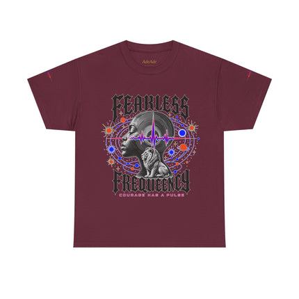 Fearless Frequency Graphic T-Shirt - Unisex Heavy Cotton Tee - NGOWE STORE