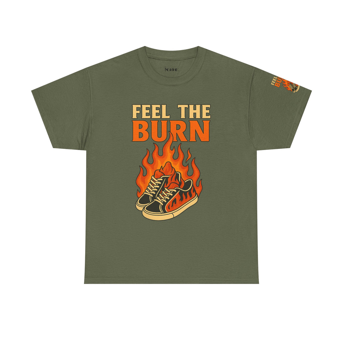 Bun Dem Summer Feel the Burn Graphic Tee Empire Edition, Casual Wear, Unisex Cotton Shirt, Fitness Gift, Streetwear Outfit, Retro Style Tee - NGOWE STORE