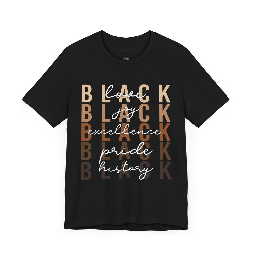 Black Pride Unisex Jersey Short Sleeve Tee - NGOWE STORE