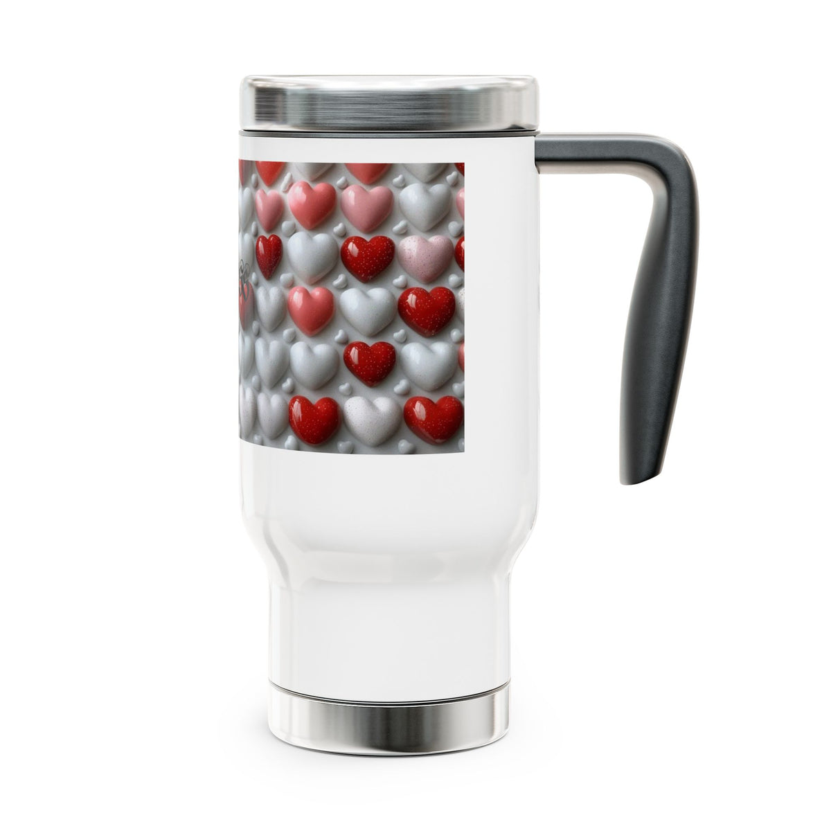 Fearless Stainless Steel Travel Mug with Handle, 14oz - NGOWE STORE